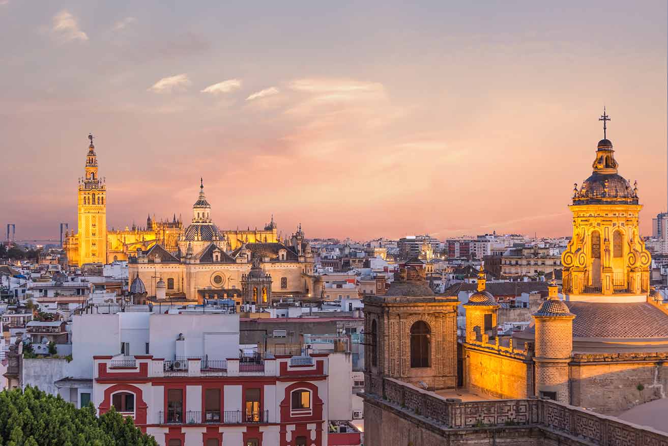 Vista de la ciudad de Sevilla